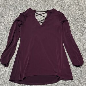 Express Deep Purple Women's Blouse